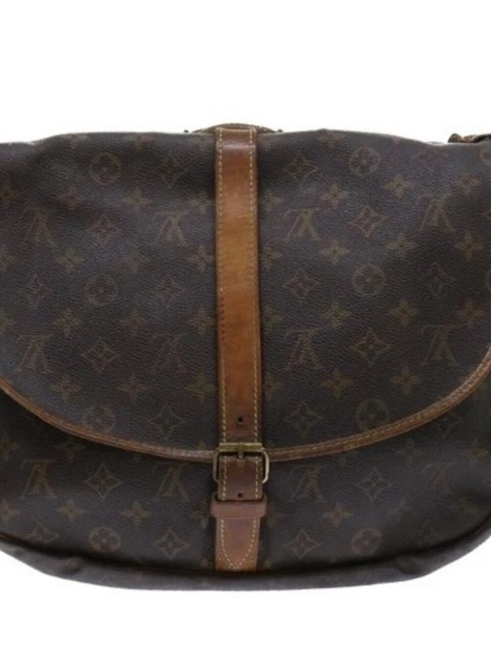 LOUIS VUITTON Monogram Saumur 35 Shoulder Bag - Picture 2 of 16